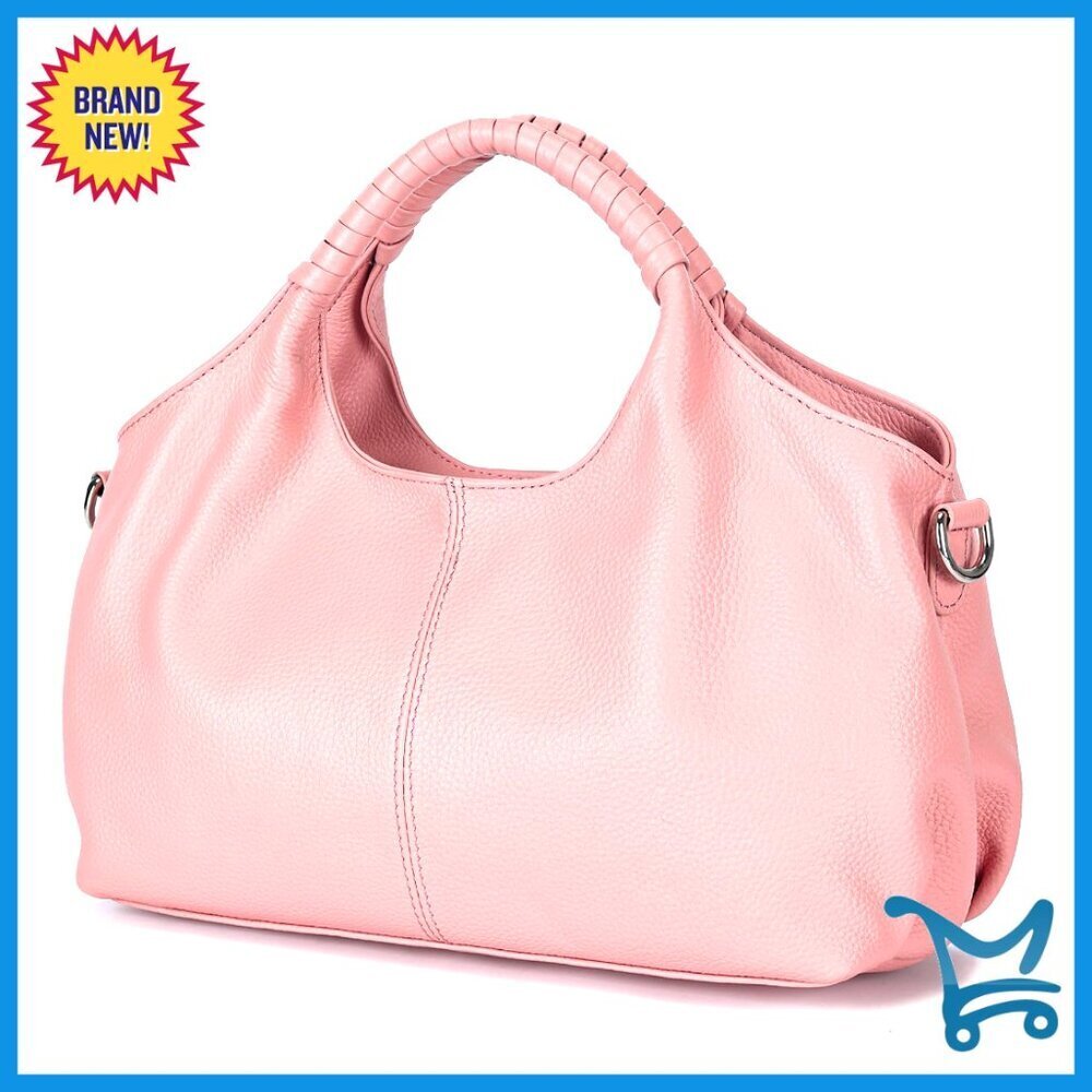 Genuine Leather Hobo Tote Shoulder Bag Crossbody Purse Women